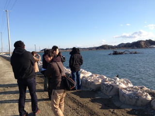 東松島市の沿岸部